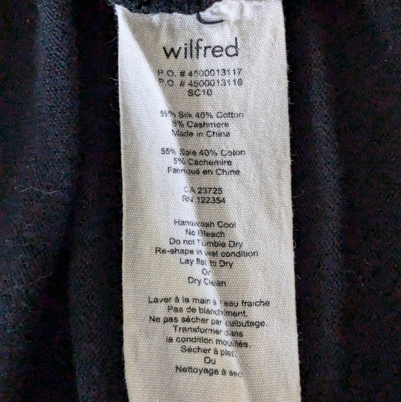 🖤 Aritzia Wilfred Flaubert Silk Cotton Cashmere Open Longline Cardigan, S - Picture 6 of 11
